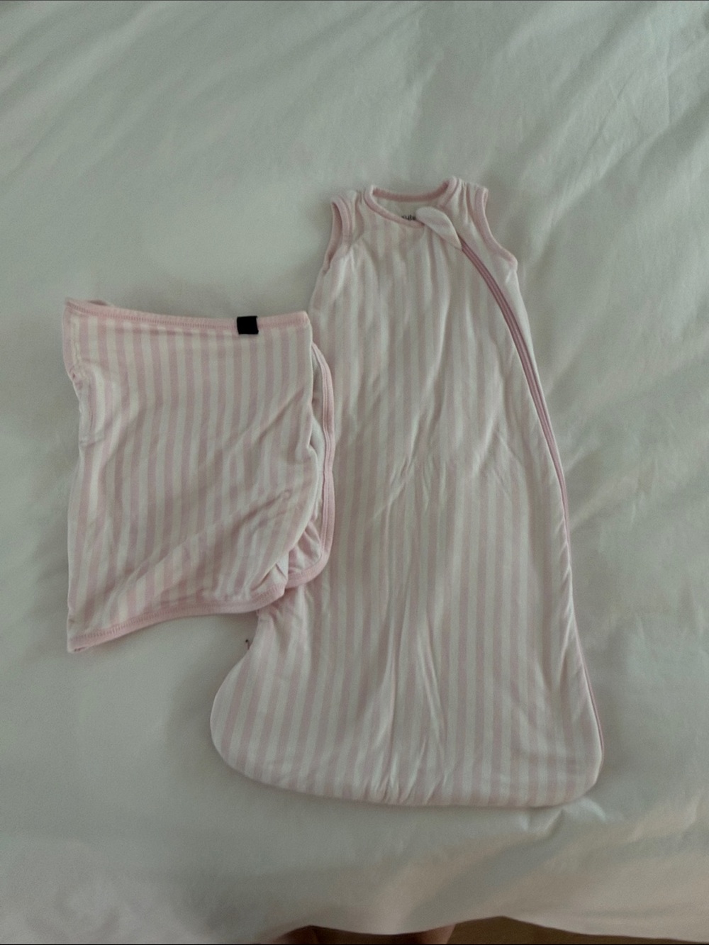 Kyte baby Striped Sleeveless Sleep Sack and Swaddle Set